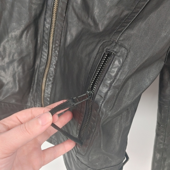 Rudsak Leather Moto Jacket - Picture 3 of 12